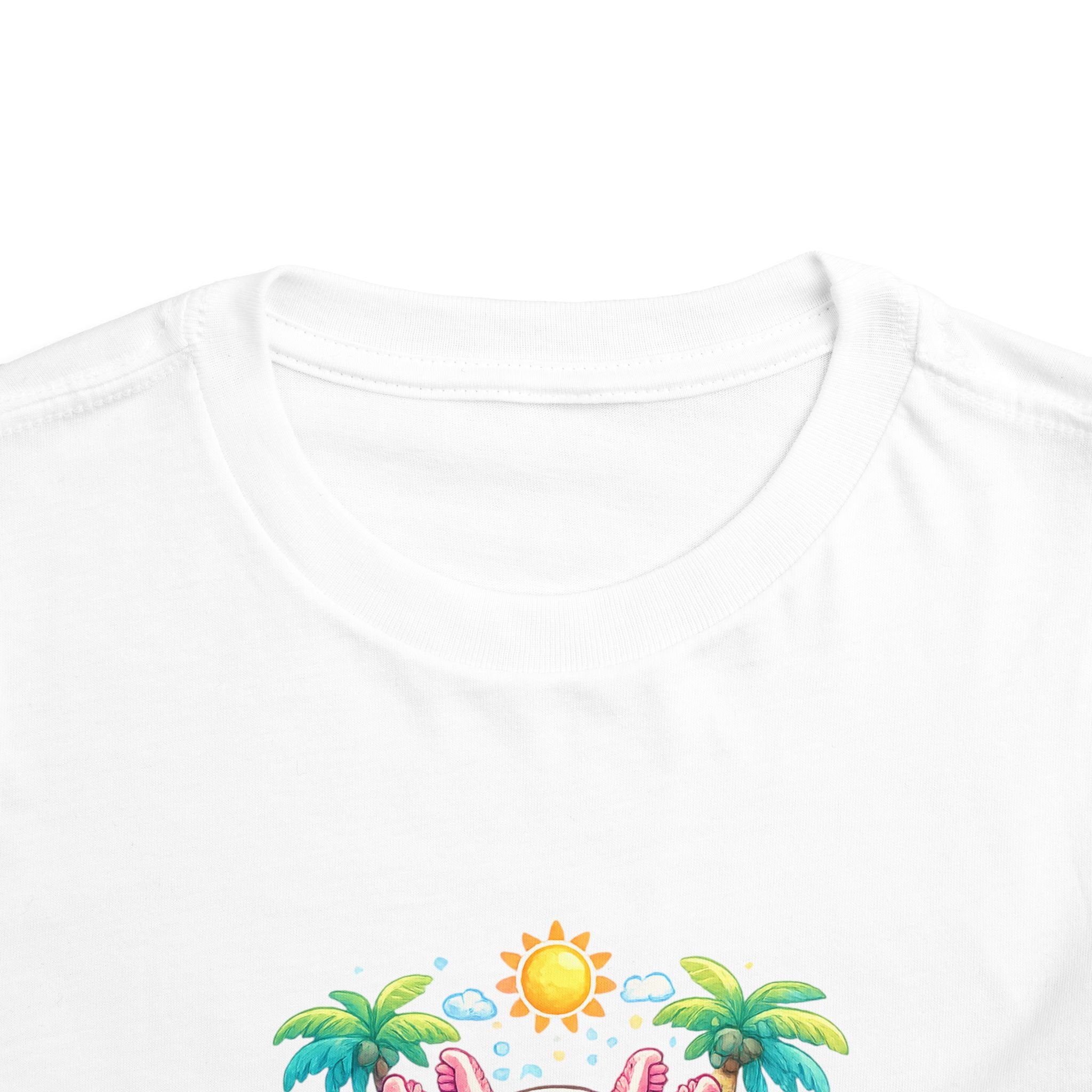 Little Waves Axolotl Toddler Short Sleeve Tee