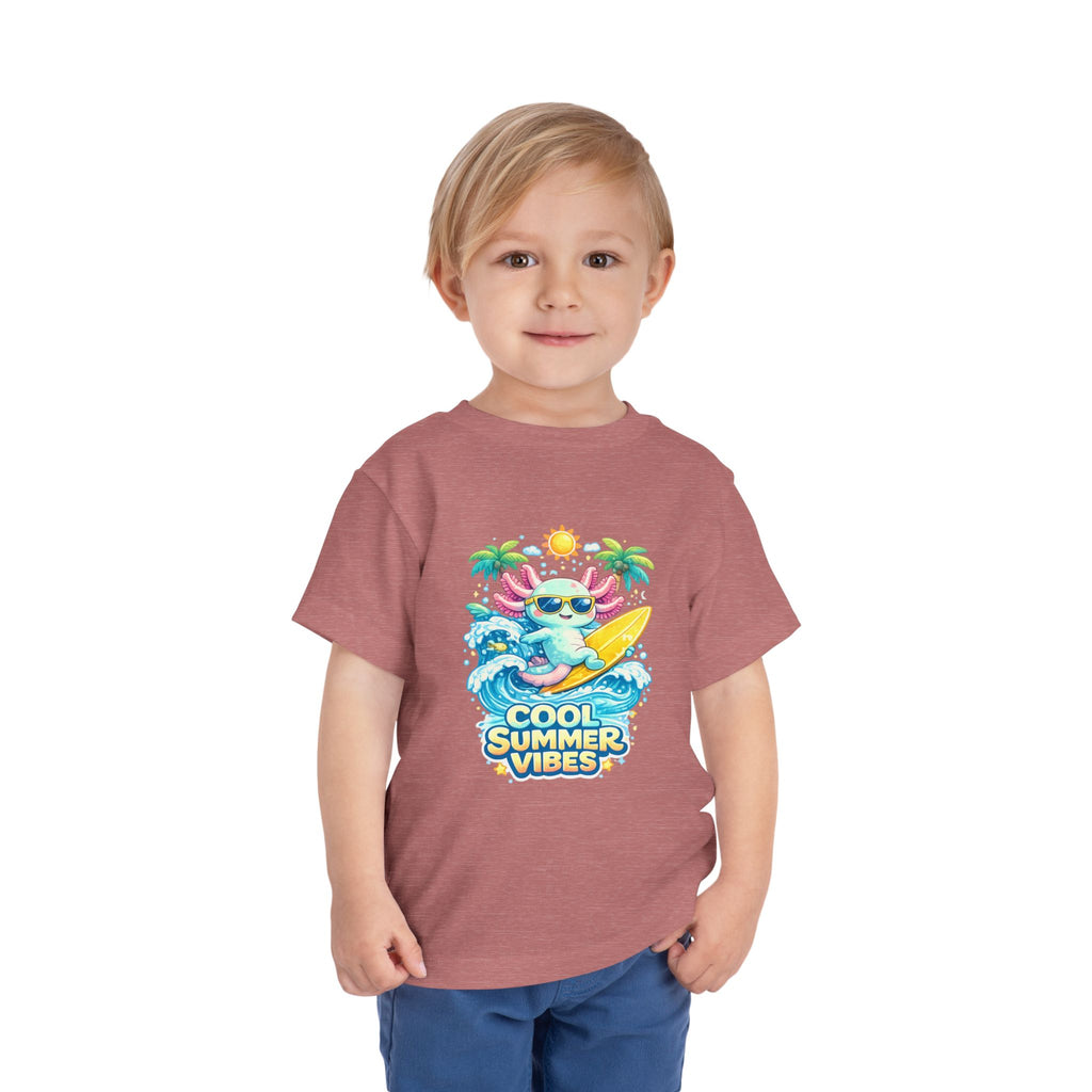 Little Waves Axolotl Toddler Short Sleeve Tee