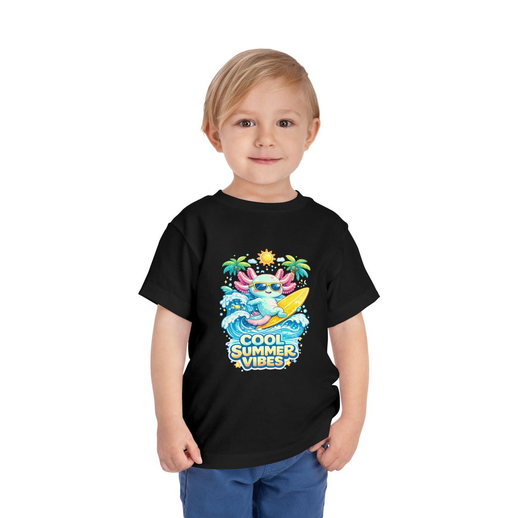 Little Waves Axolotl Toddler Short Sleeve Tee