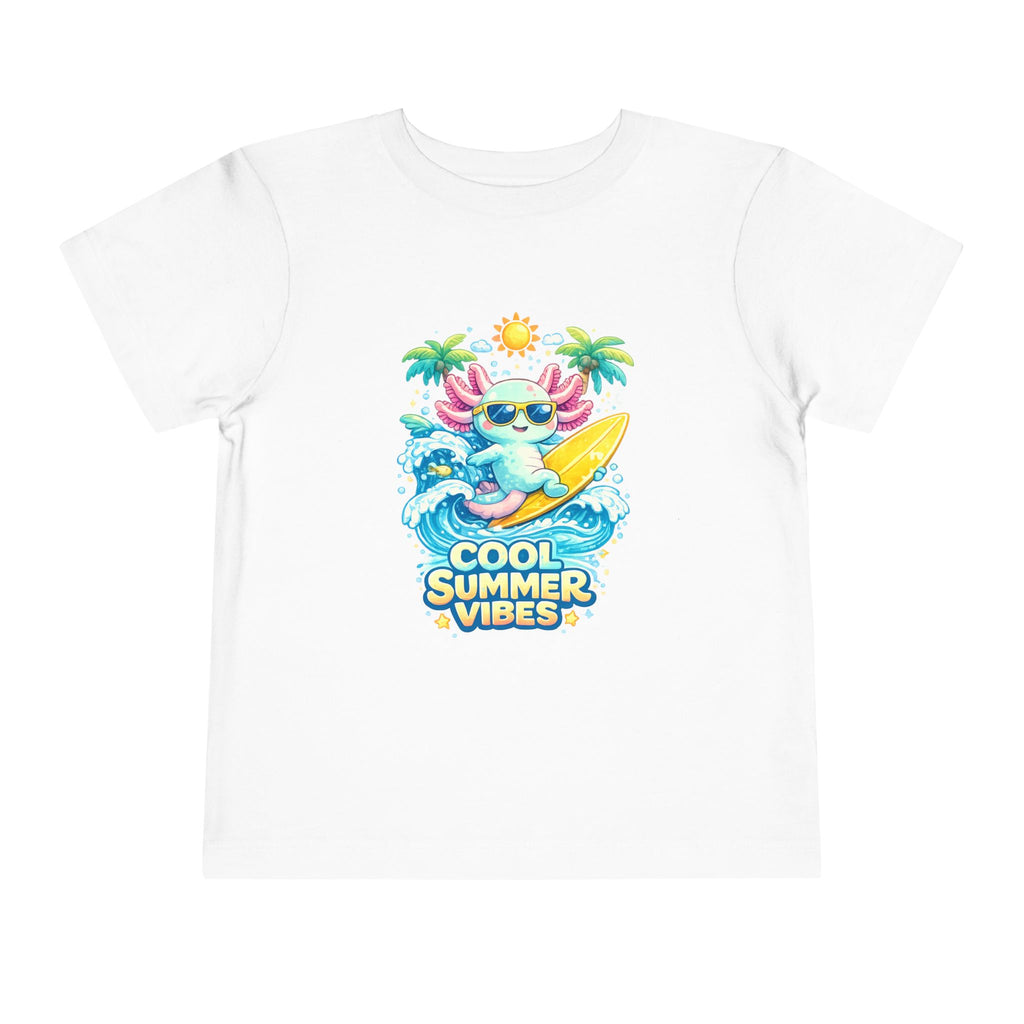 Little Waves Axolotl Toddler Short Sleeve Tee