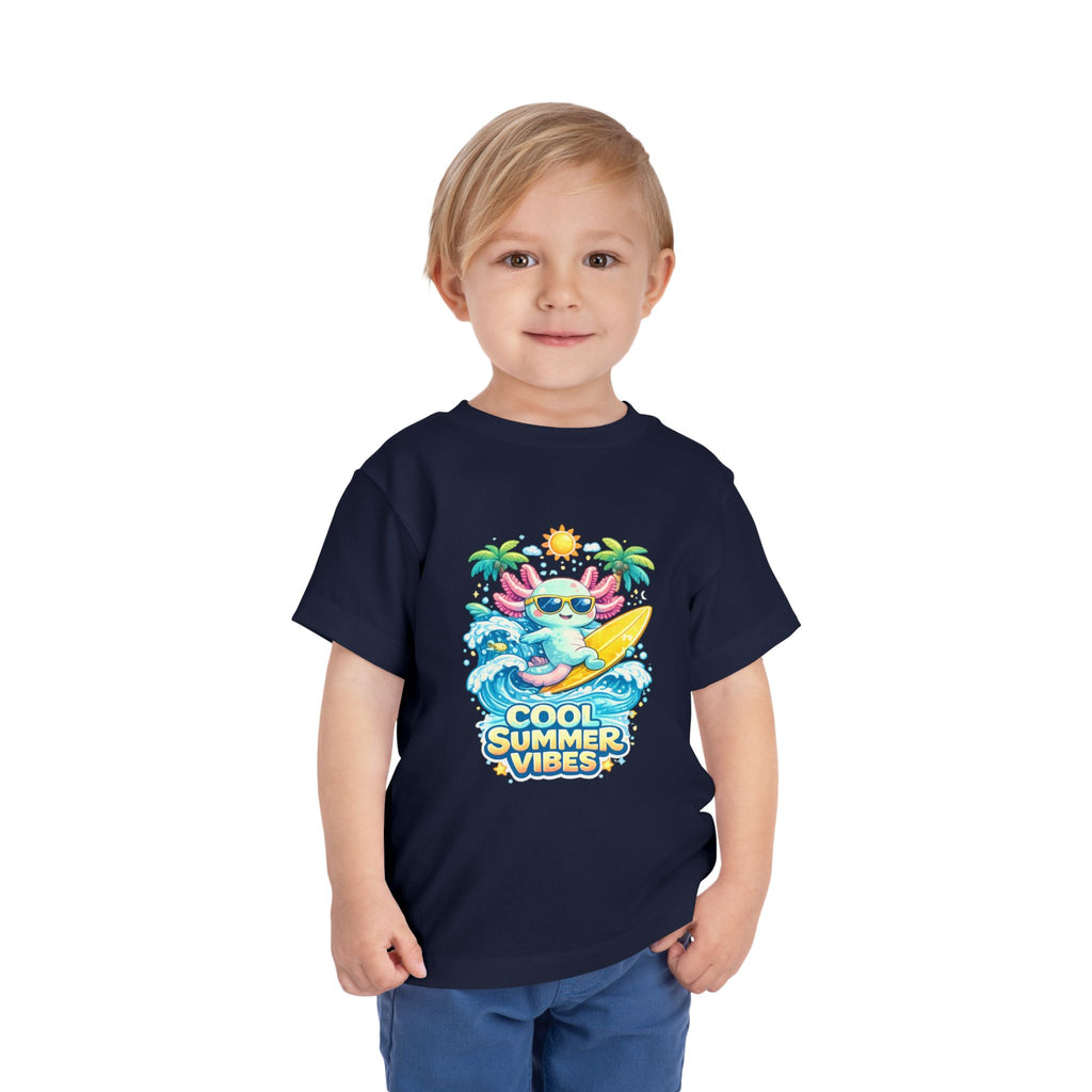 Little Waves Axolotl Toddler Short Sleeve Tee