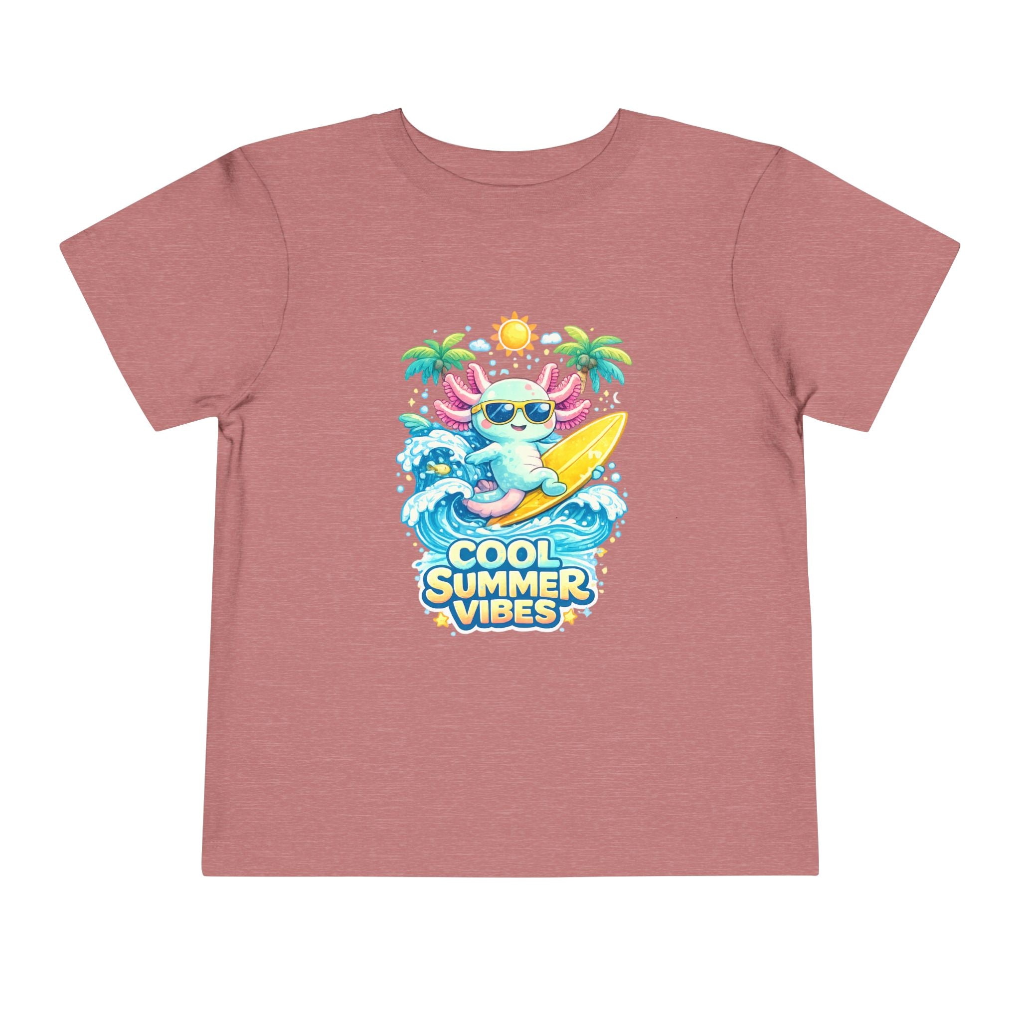 Little Waves Axolotl Toddler Short Sleeve Tee