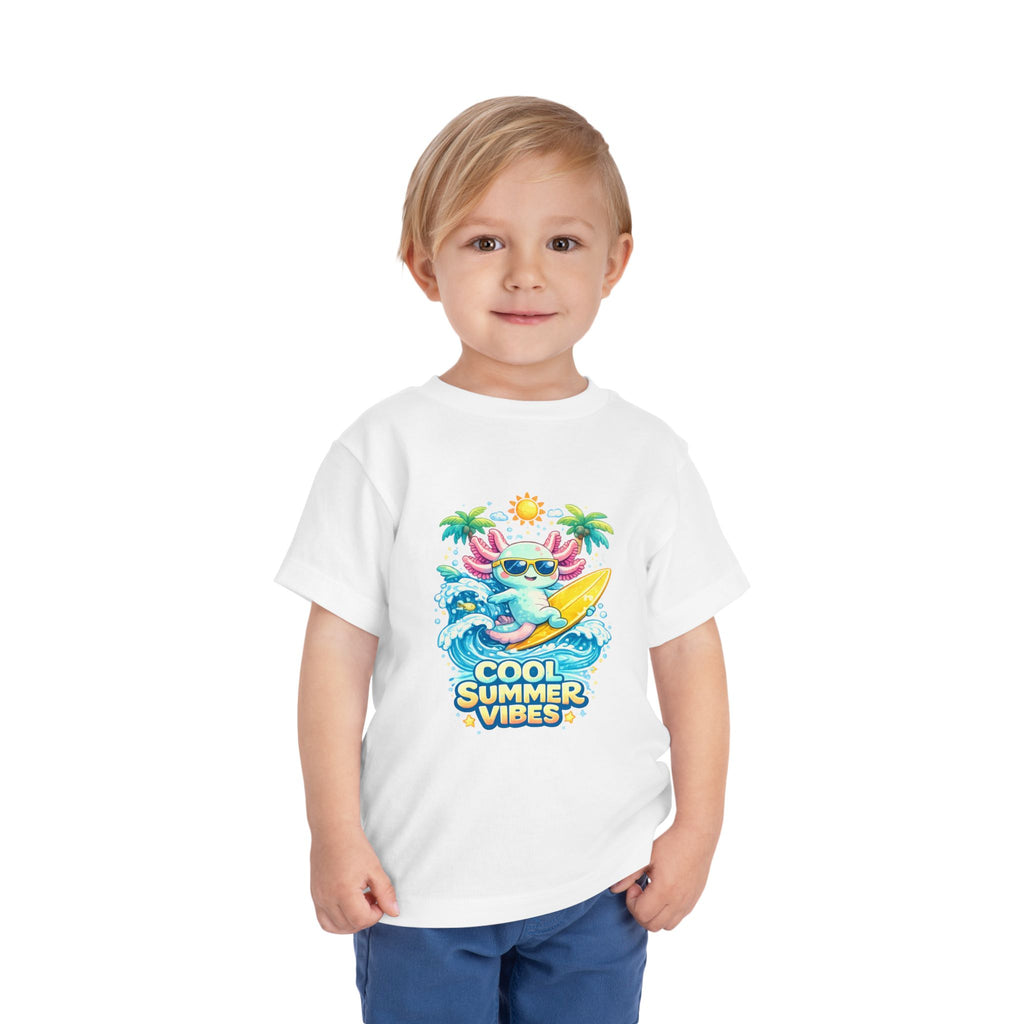 Little Waves Axolotl Toddler Short Sleeve Tee