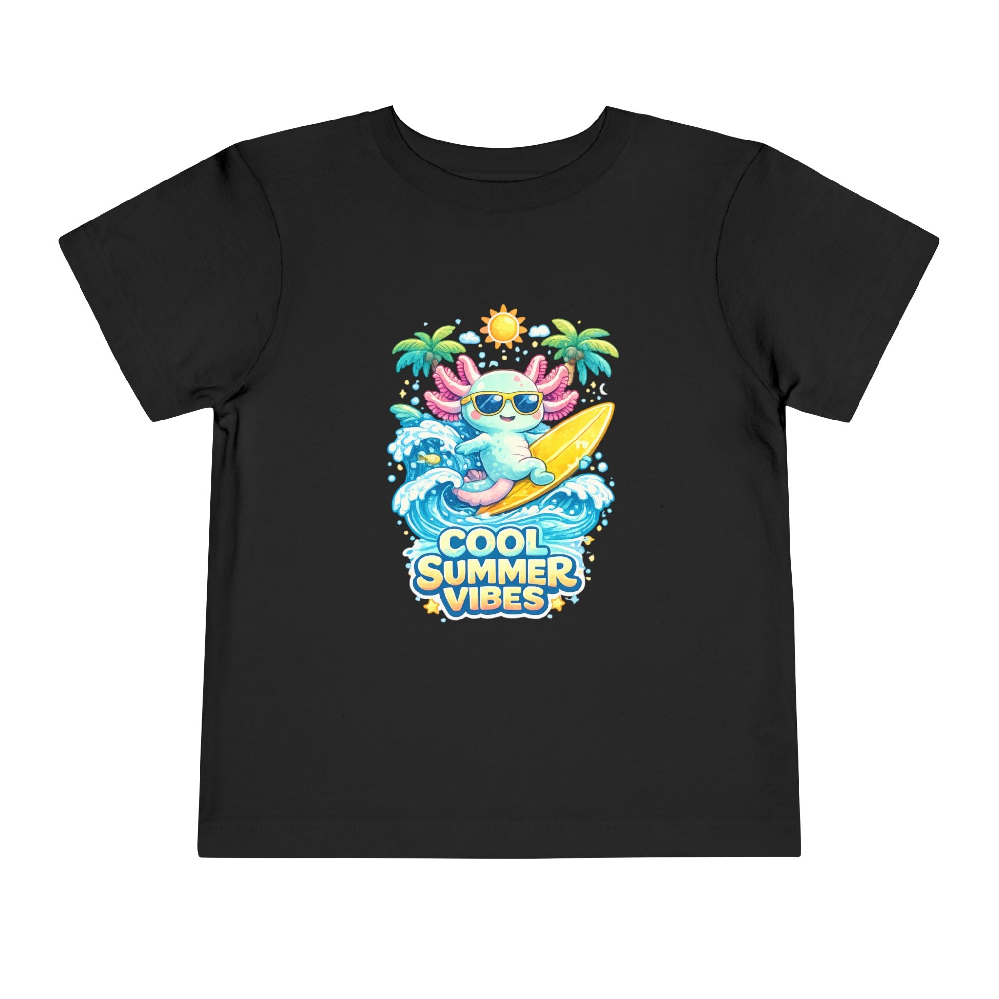 Little Waves Axolotl Toddler Short Sleeve Tee