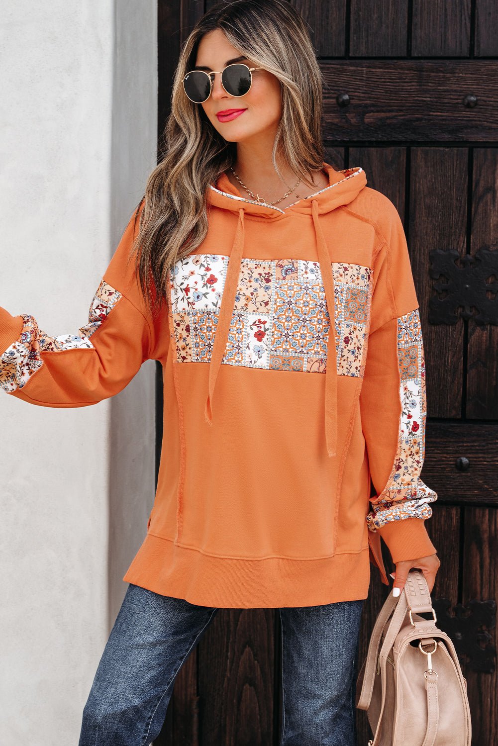 Myrassa Side Slit Drawstring Hoodie - Zyrelia Official