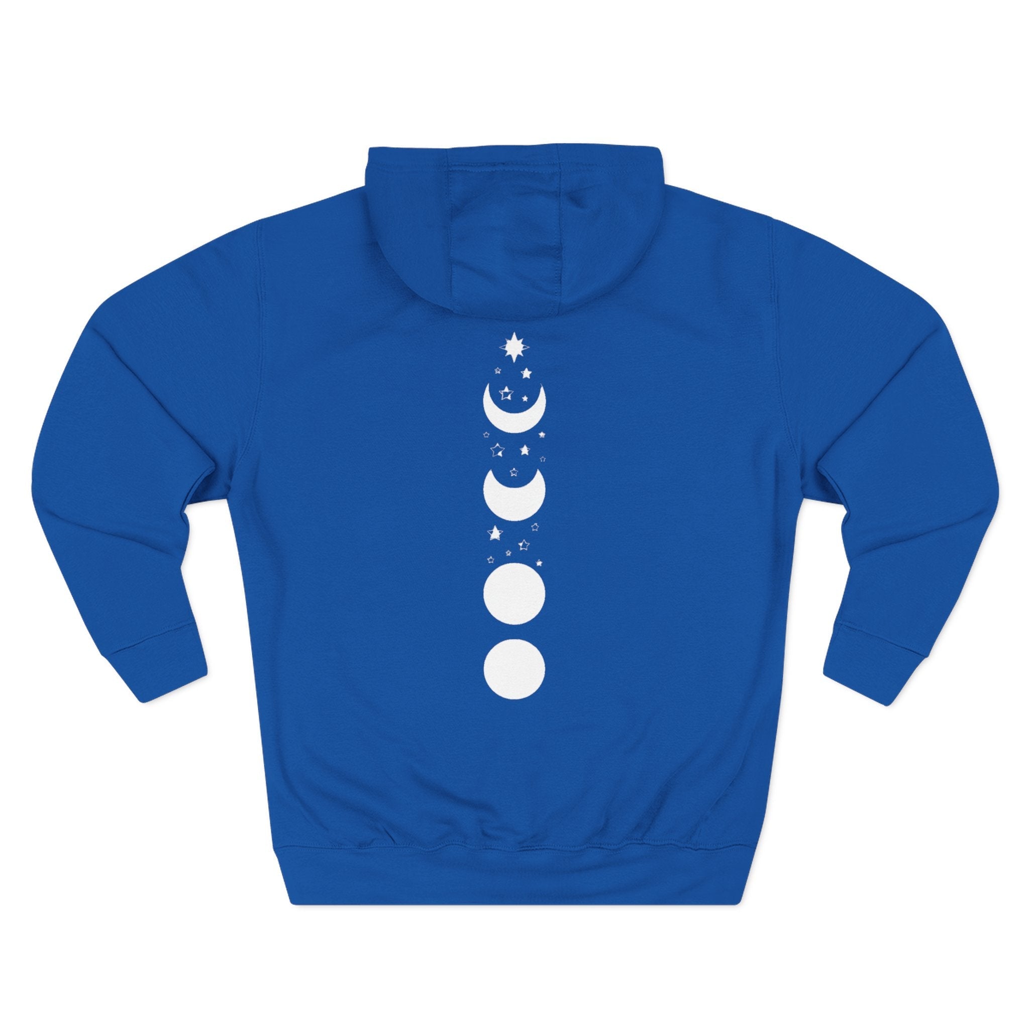 Three - Panel Fleece Hoodie — Cozy White Pullover Hoodie - Zyrelia Official